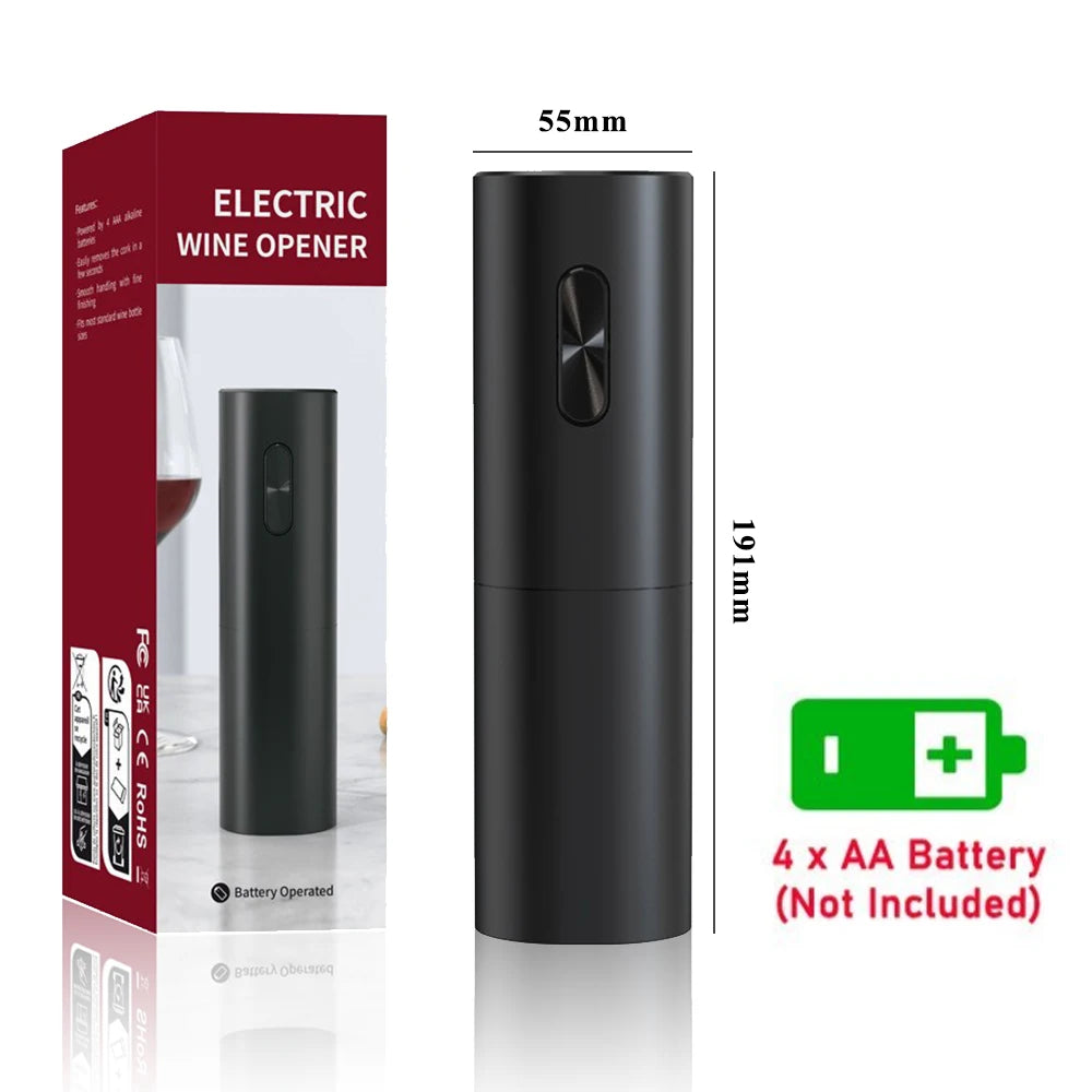 Electric Wine Bottle Opener Automatic Red Wine Corkscrew with Charging Base or Battery Powered Wine Tools Kitchen Products