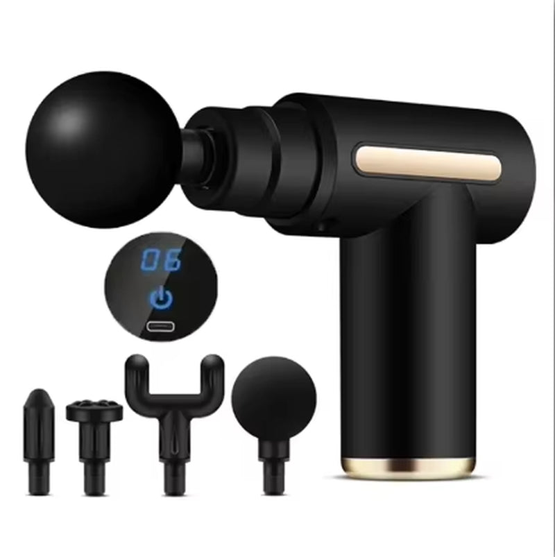 Fascia Gun Muscle Relaxation Massager Electric Vibration Massage Gun Professional Grade Neck Membrane Gun