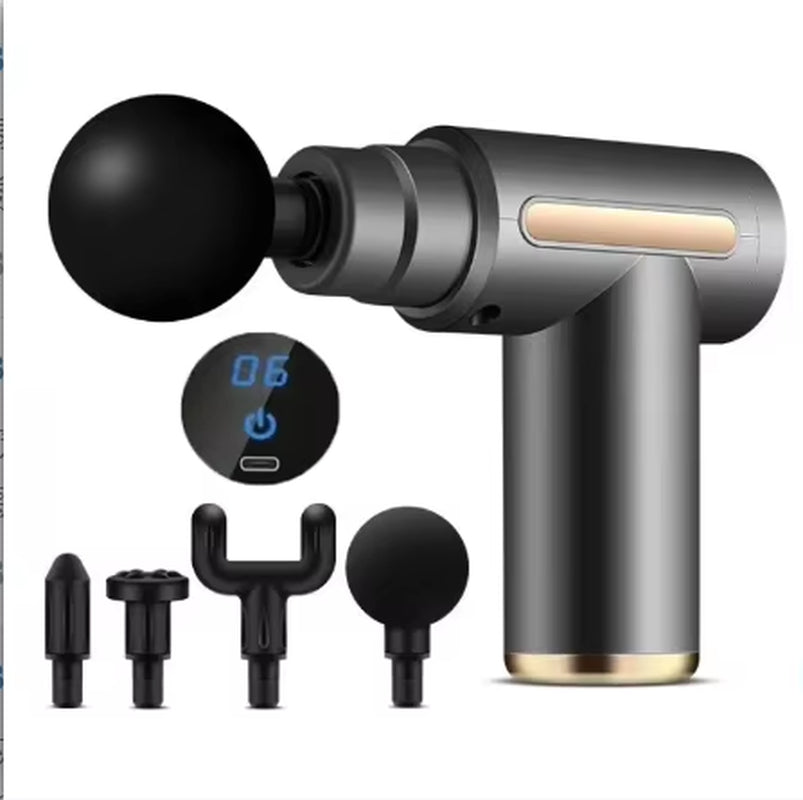 Fascia Gun Muscle Relaxation Massager Electric Vibration Massage Gun Professional Grade Neck Membrane Gun