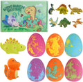8PCS Bombe De Bain Enfant Avec Surprise À L'Intérieur Dinosaure, Coffret De Bombes De Bain Aux Huiles Essentielles Naturel, Coffret Cadeau Bombe De Bain Enfant Cadeaux Pour Garçons Filles