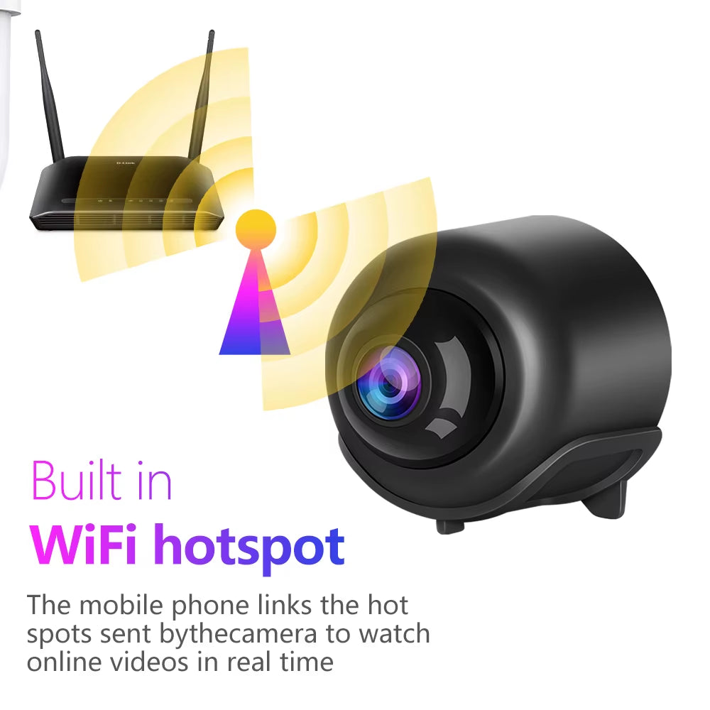 New Mini Camera 2024 X5 Intelligent Wifi Mini Camera Home Indoor Night Vision Safety Protection Audio Video Recorder