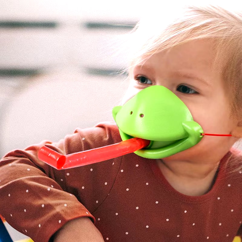Frog Lizard Mask Wagging Tongue Lick Cards Board Games for Children Family Party Toys Antistress Funny Desktop Puzzle Game Toys