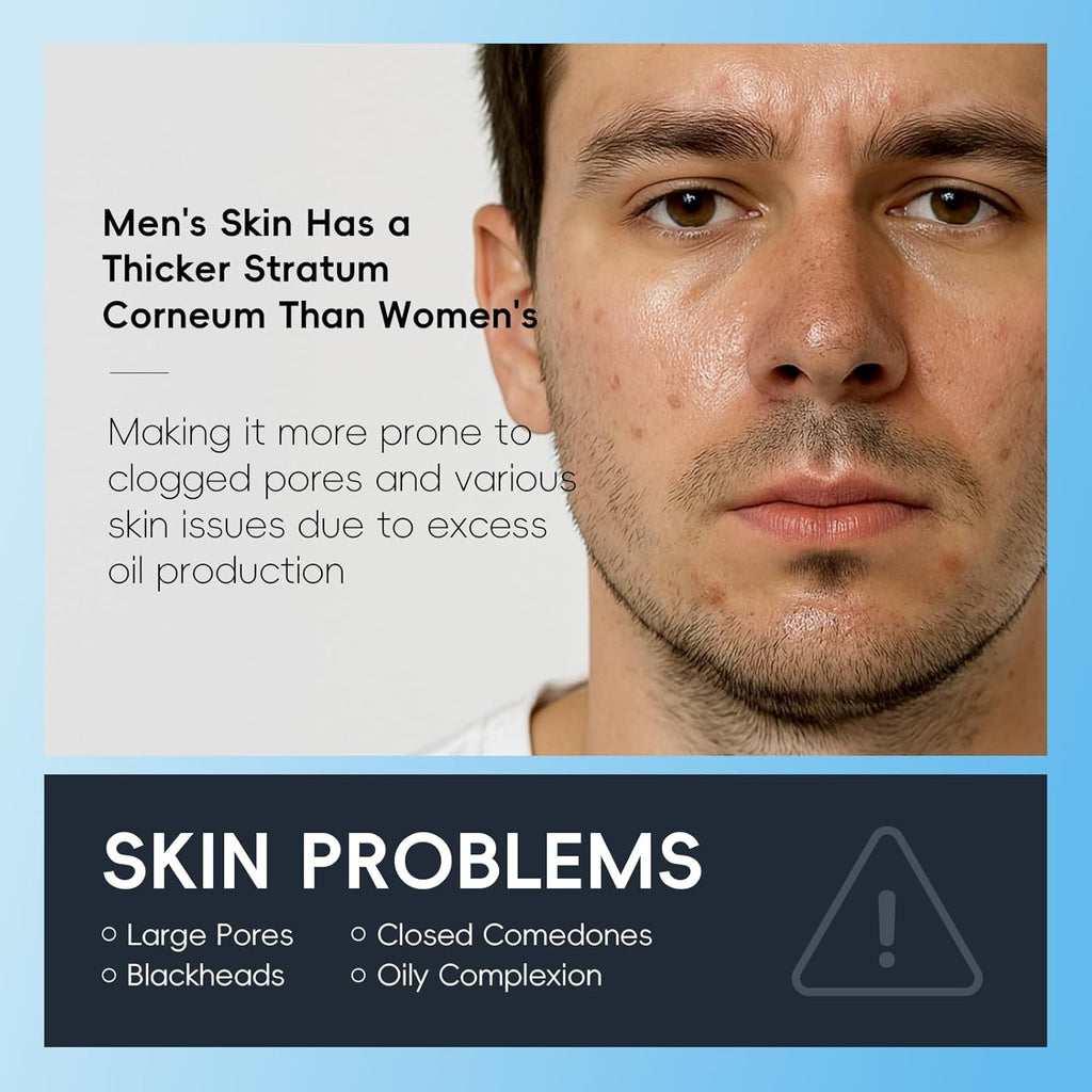 Kit De Soins Visage Homme - Routine Hydratante Complète 3 Pièces Avec Nettoyant, Lotion, Crème - Pour Tous Types De Peau (5 Pcs)